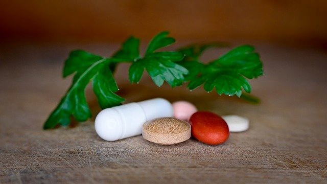 vitamins, antibiotics, parsley